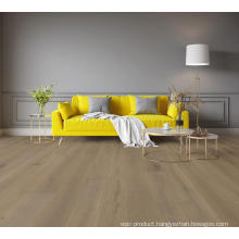 Light brown three-story solid wood flooring